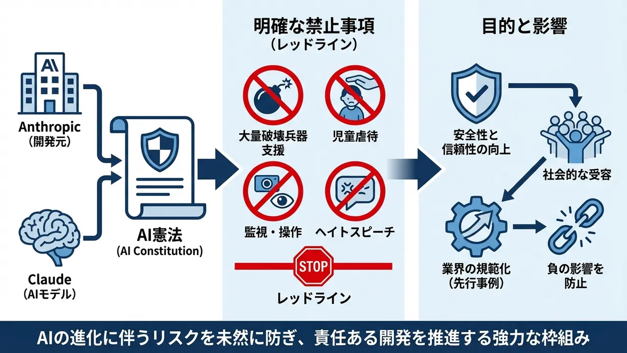 ⚠️ Claudeの倫理的基盤を明文化：Anthropicの「AI憲法」公開