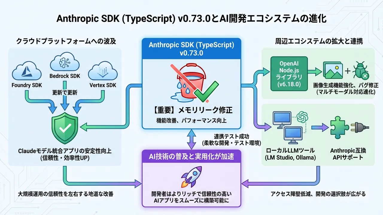 AnthropicとOpenAI、SDKアップデートでAI開発者の体験向上とエコシステムを強化