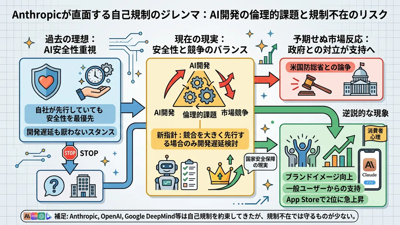 AnthropicのAI安全性ポリシーと市場への意外な影響