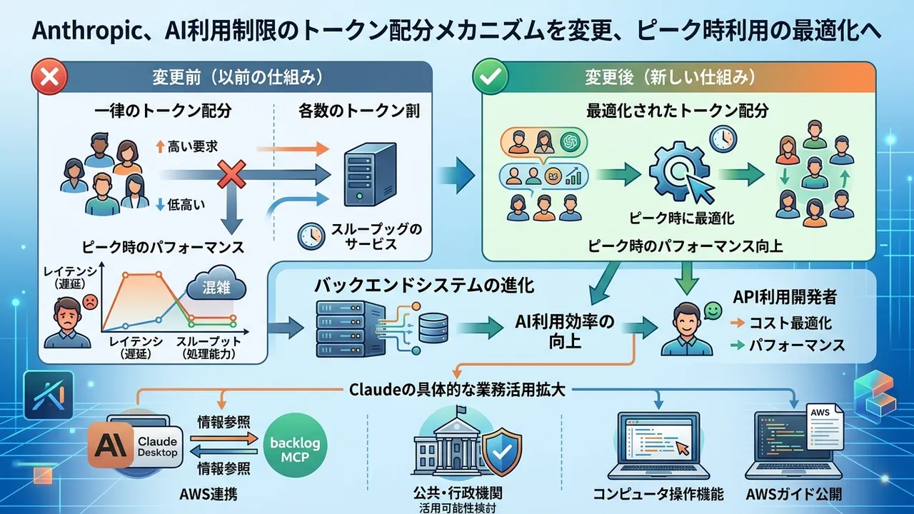 Anthropicの利用制限メカニズム変更と実務でのClaude活用進展