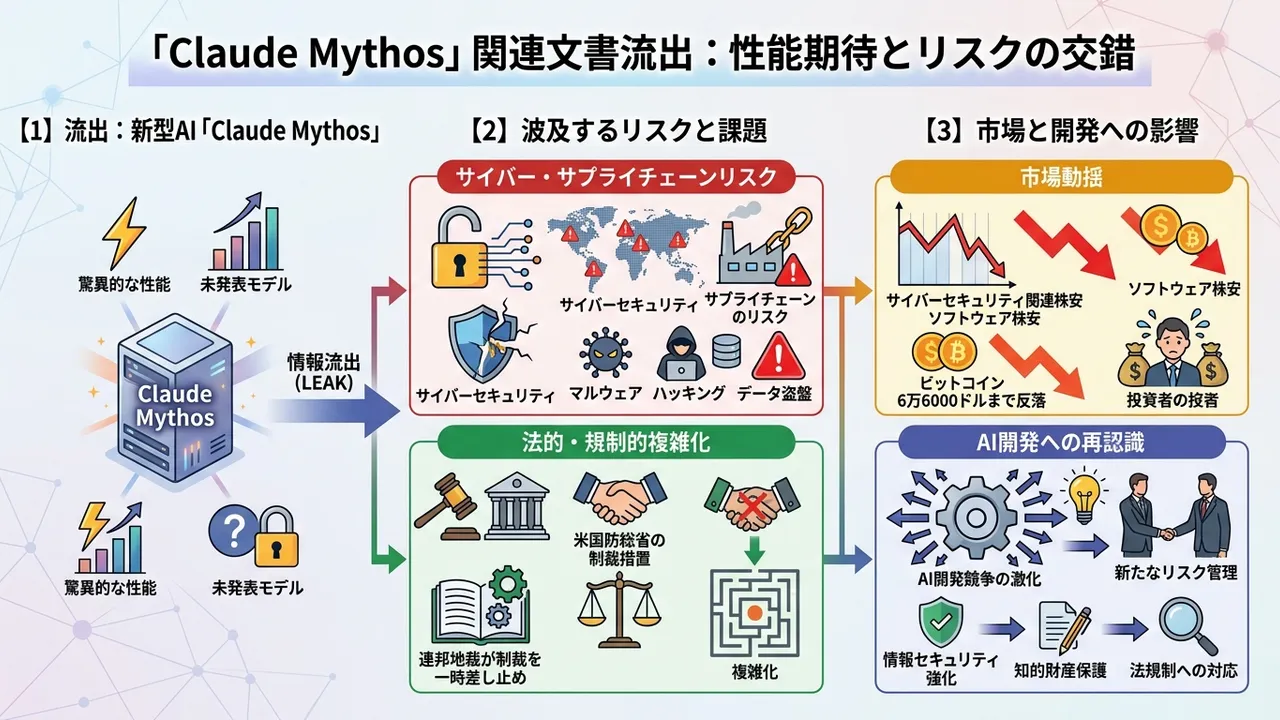Anthropic「Claude Mythos」関連情報流出と市場への影響
