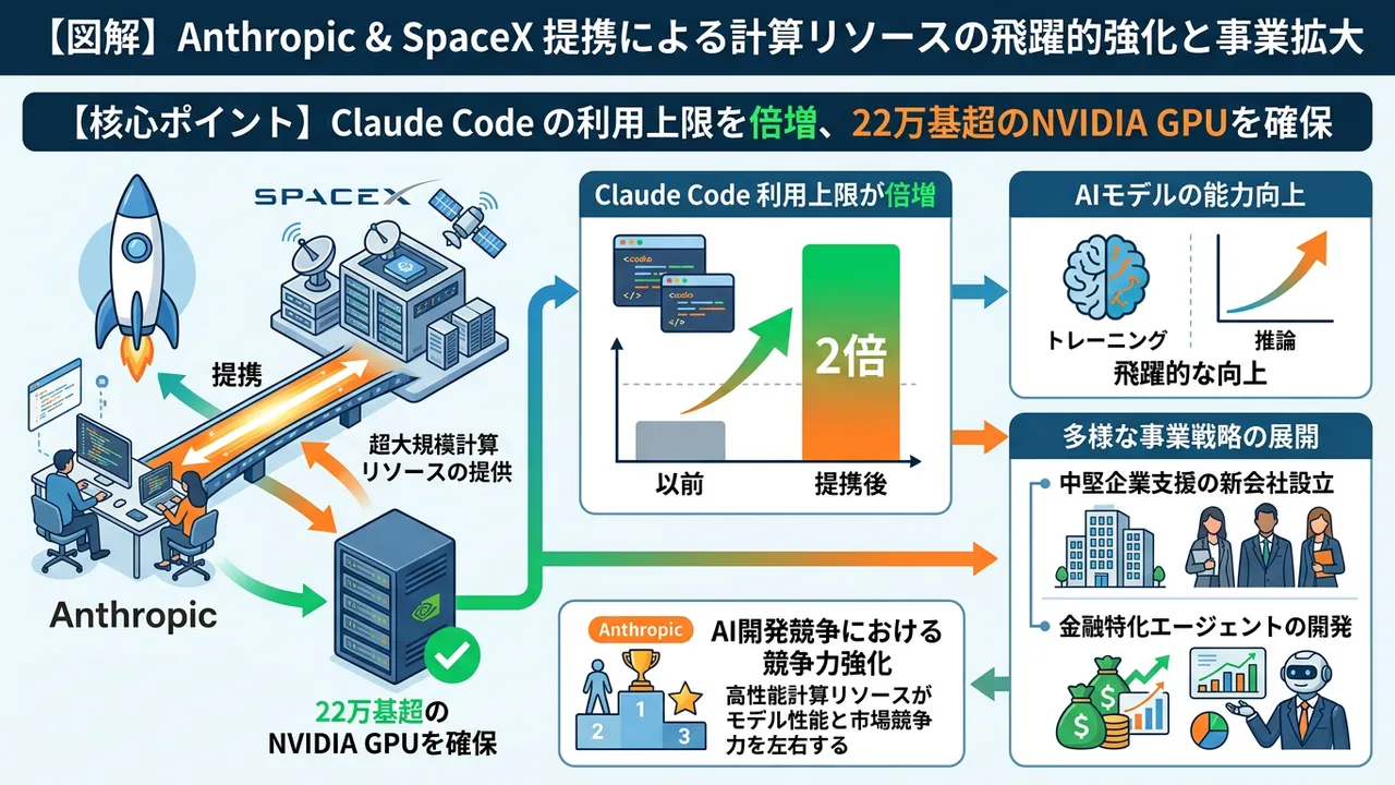 Anthropicの戦略的パートナーシップと計算リソース強化