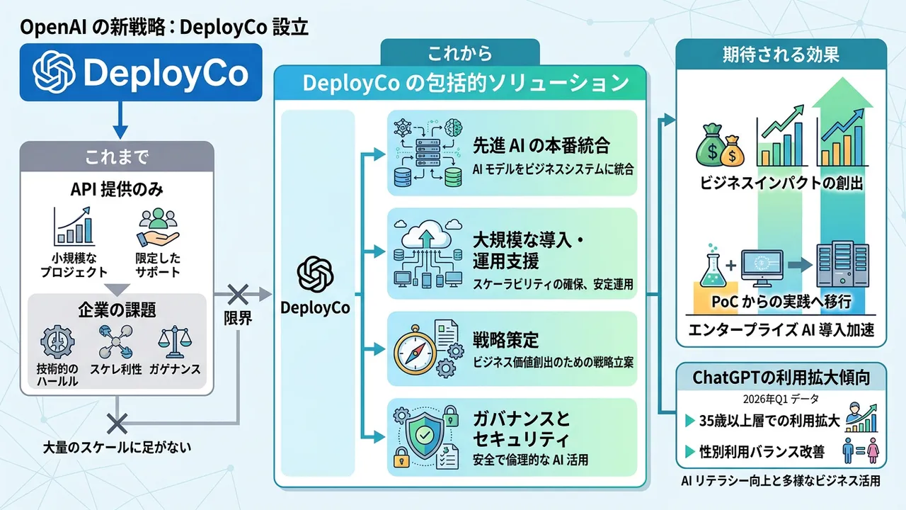 OpenAIのエンタープライズ戦略とAIスケーリングへの注力