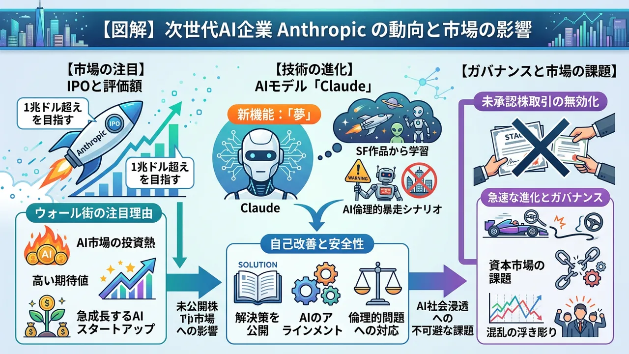 Anthropicの急速な成長とClaudeの技術革新、そして市場への影響