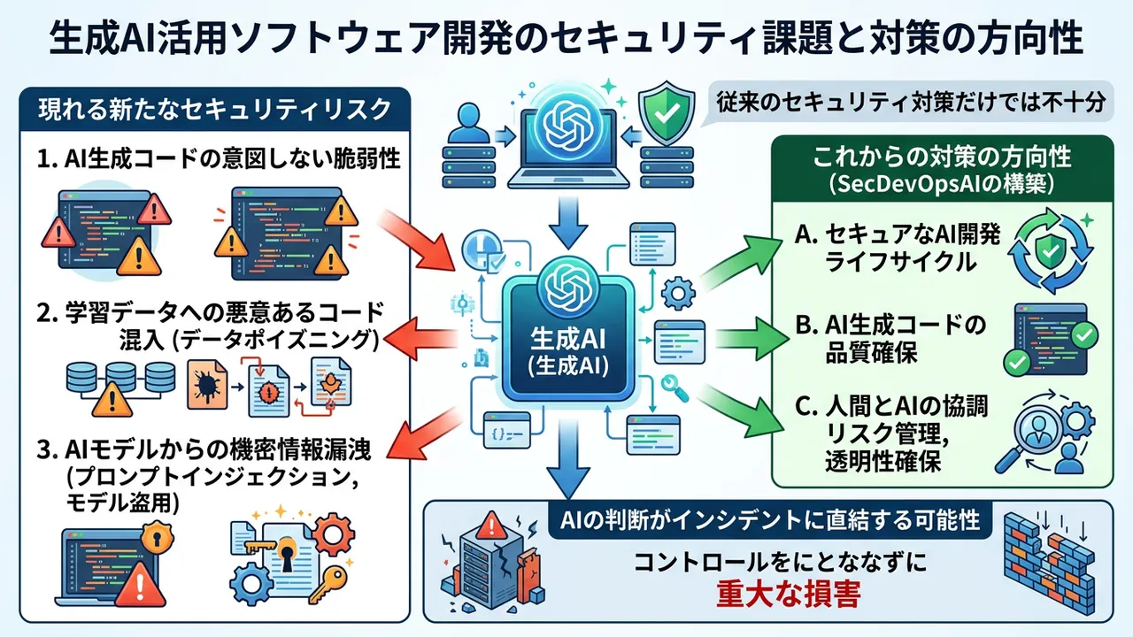 生成AI活用ソフトウェア開発におけるセキュリティ課題とその対策