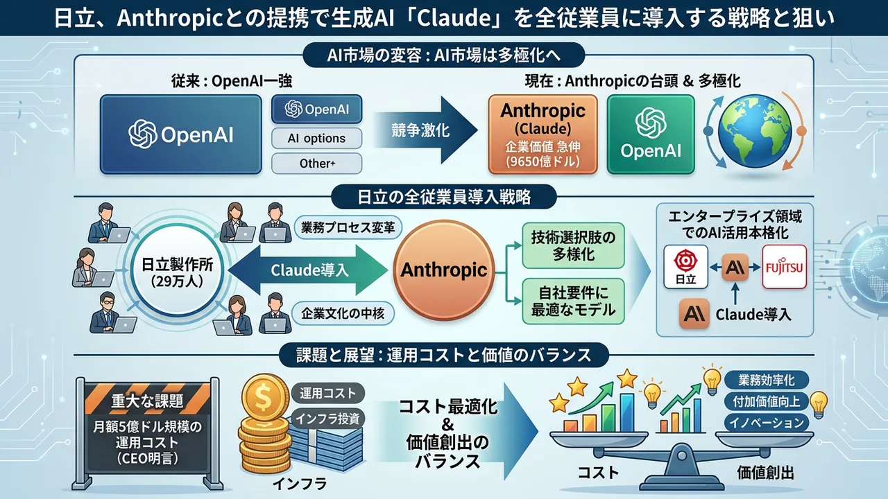 Anthropicの急成長と企業導入、そして運用コストの現実