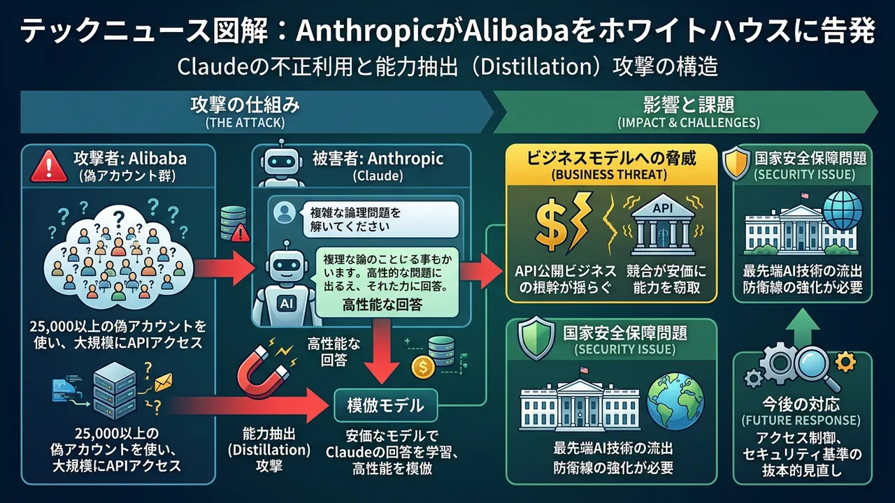 Anthropic vs. Alibaba：大規模なAIモデル窃取疑惑が業界に衝撃