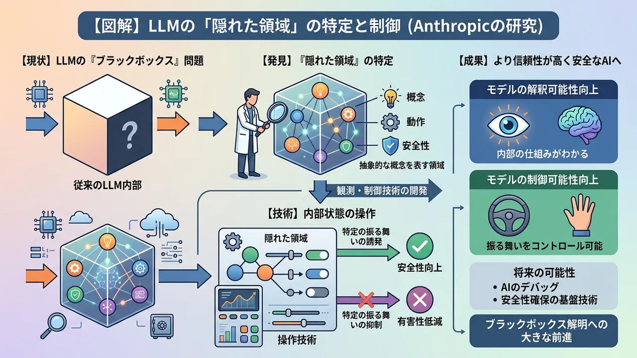 LLMの思考を覗く：Anthropicが発見した「隠れた領域（Hidden States）」の解読