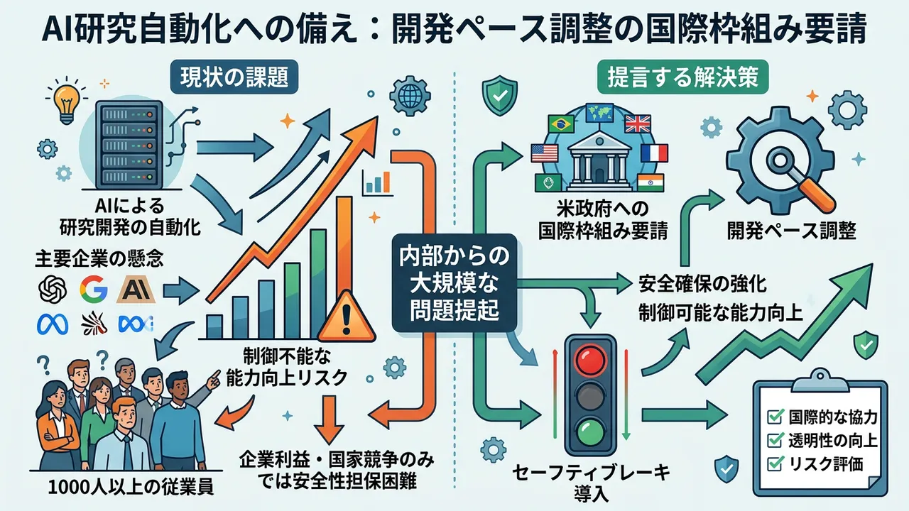 大手AI企業従業員1000人超、AI開発の国際的枠組みを政府に要請