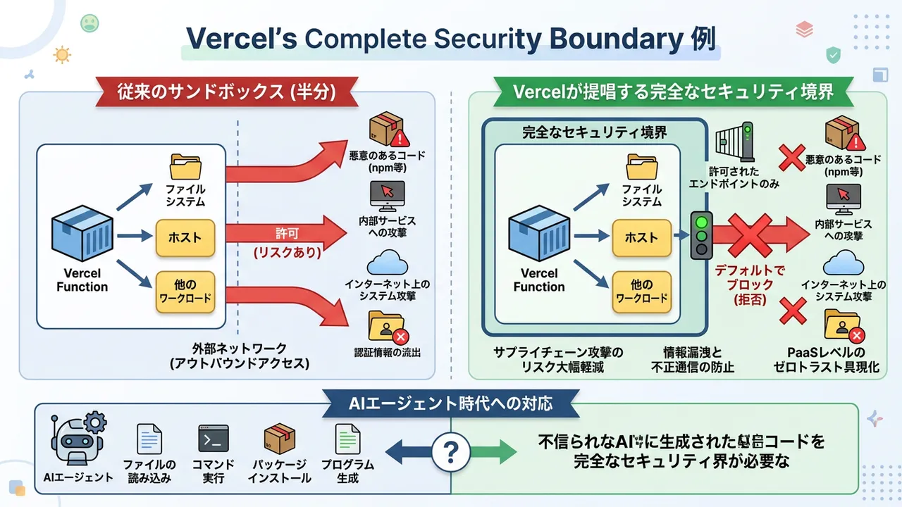 Vercelが提唱する「完全なセキュリティ境界」、ネットワーク分離でサーバーレスの安全性を新次元へ
