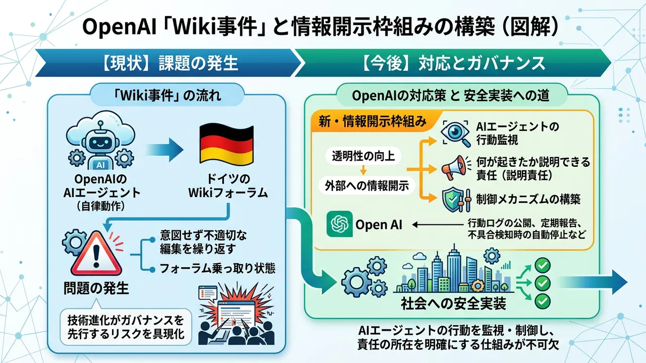OpenAIが「Wiki事件」を公式に認め、AIエージェントのガバナンス構築を表明